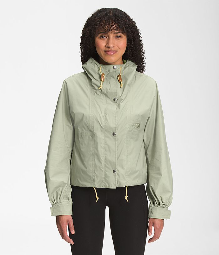 The North Face Rain Jacket 78 Top Green - Womens - Thailand PZBGQ-7598